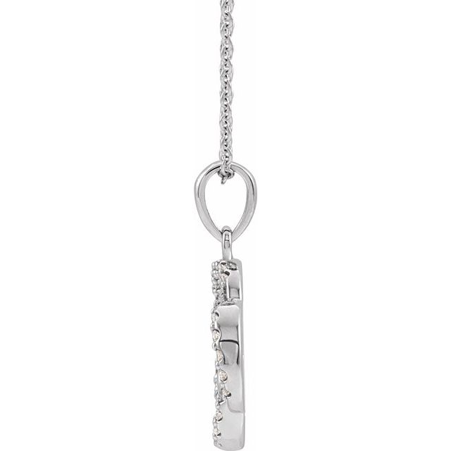 1/8 CTW Diamond Five-Fold Celtic Pendant