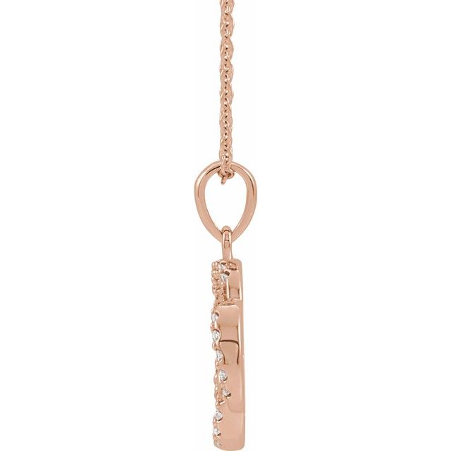 1/8 CTW Diamond Five-Fold Celtic Pendant