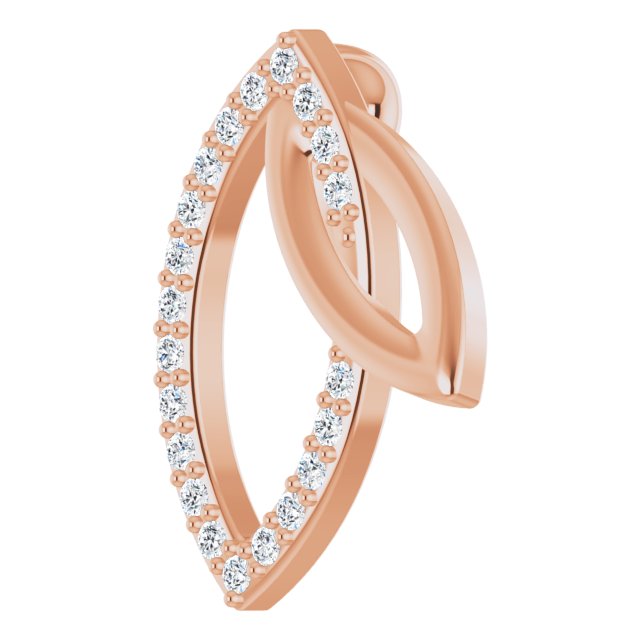 .05 CTW Diamond Double Leaf 18" Necklace