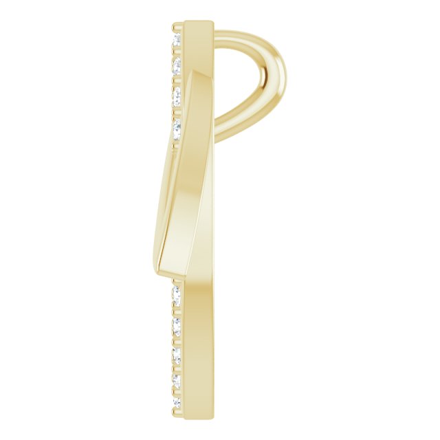 .05 CTW Diamond Double Leaf 18" Necklace