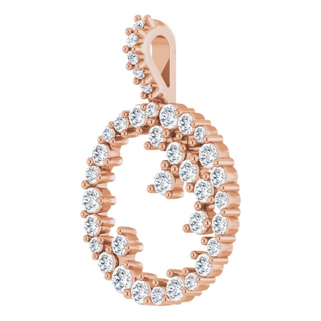 3/4 CTW Diamond Scattered Circle 16-18" Necklace