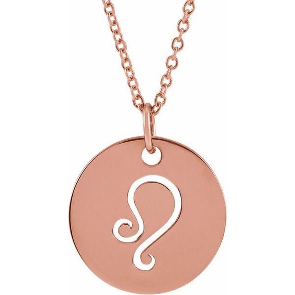 Zodiac Disc Necklace 16-18"