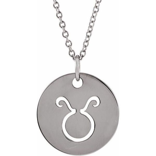 Zodiac Disc Necklace 16-18"