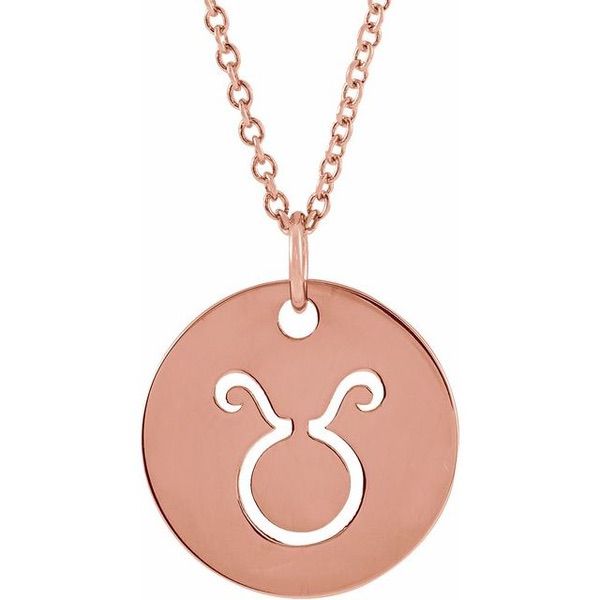 Zodiac Disc Necklace 16-18"