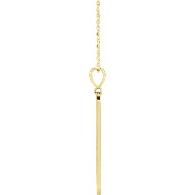 Diamond Moon Phase Bar Necklace