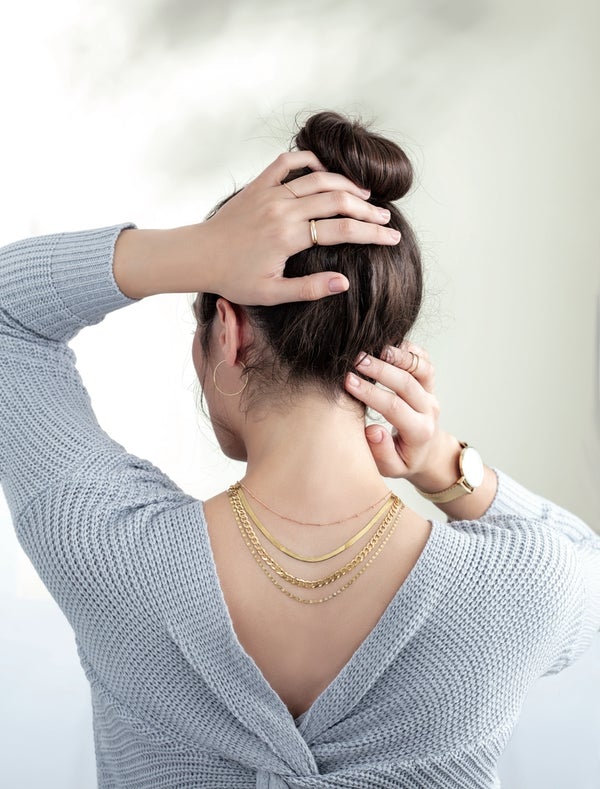 14K Yellow Gold 2.7 mm Mirror Link Chain 7.5 inch Bracelet