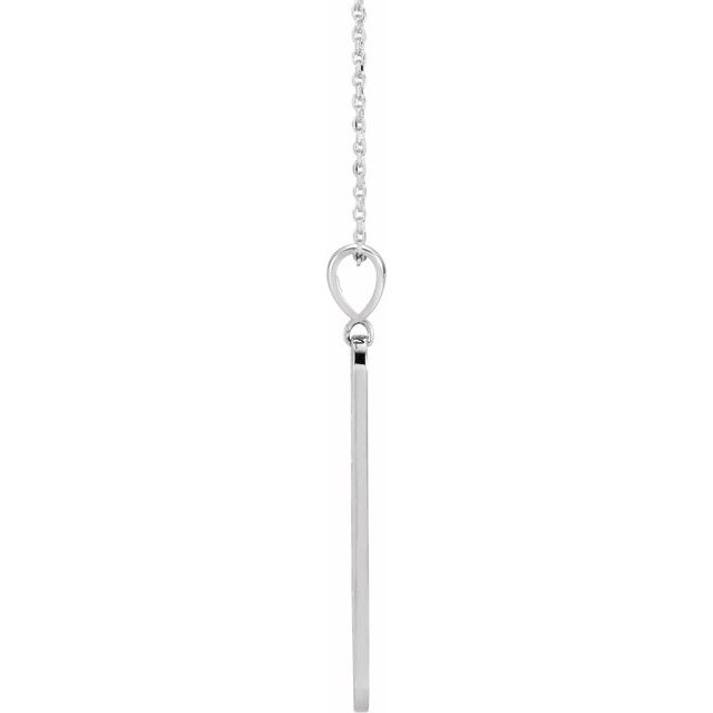 Diamond Moon Phase Bar Necklace