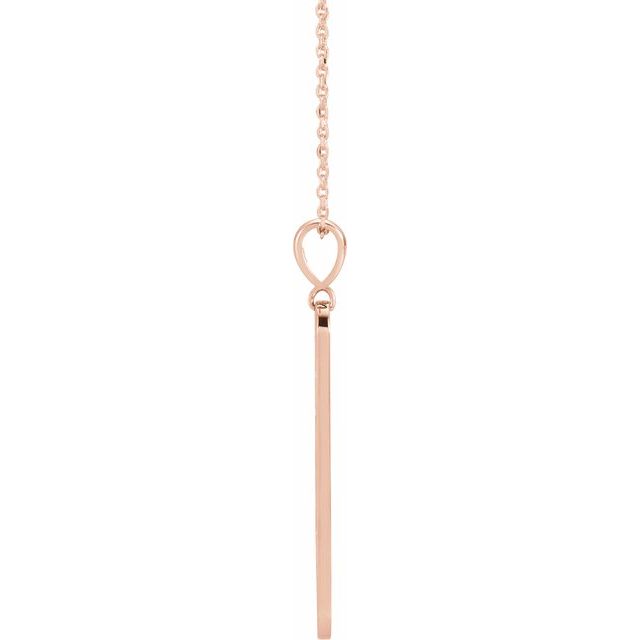 Diamond Moon Phase Bar Necklace