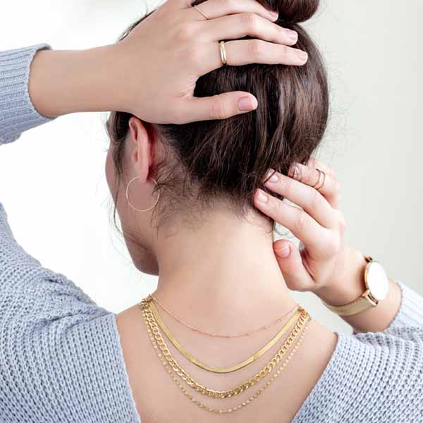 14K Yellow Gold 3.8 mm Flexible Herringbone Chain Bracelet