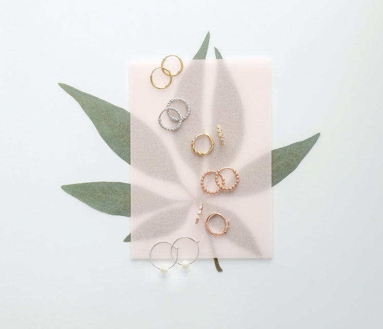14K Solid Gold Flexible Endless Hoop Earrings