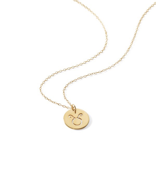 Zodiac Disc Necklace 16-18"