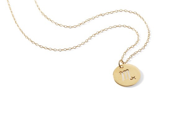 Zodiac Disc Necklace 16-18"