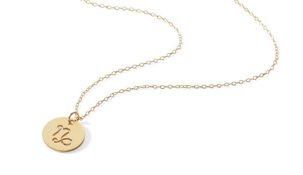 Zodiac Disc Necklace 16-18"