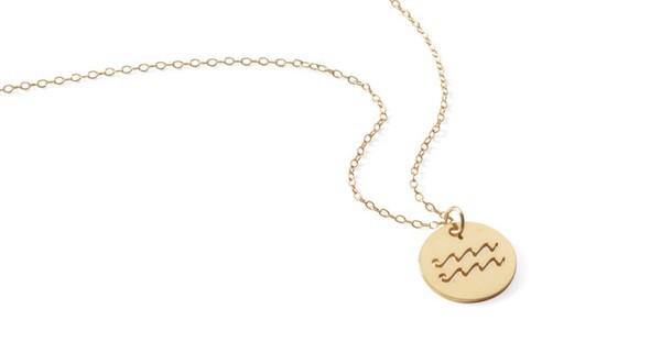 Zodiac Disc Necklace 16-18"