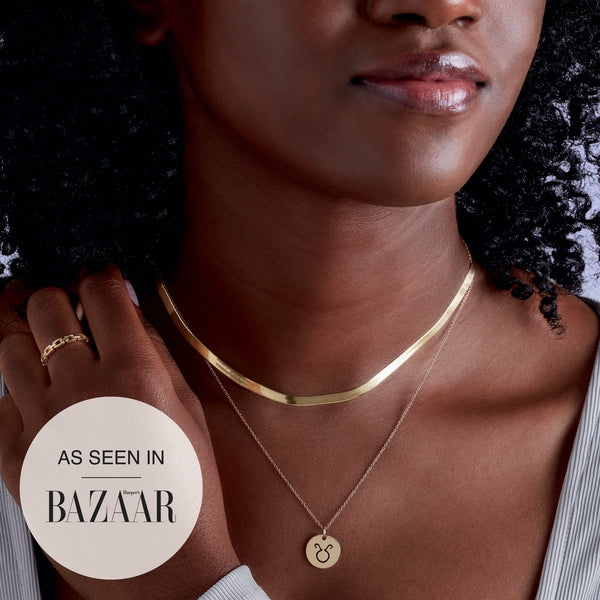 Zodiac Disc Necklace 16-18"