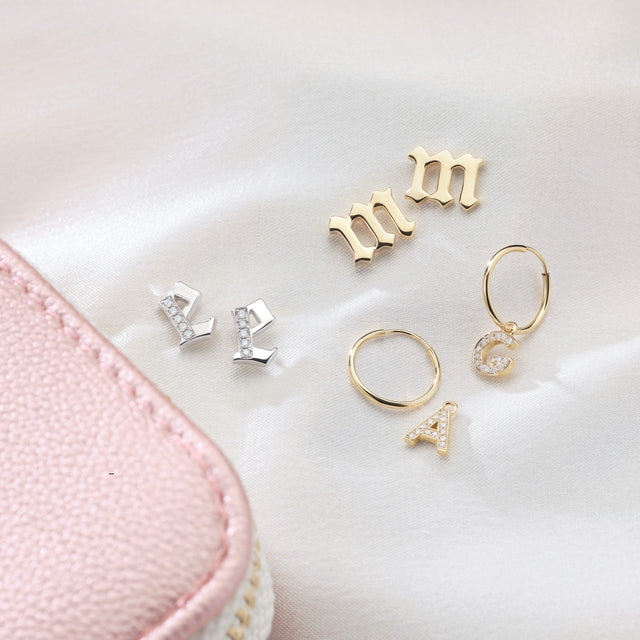 14K Solid Gold Flexible Endless Hoop Earrings