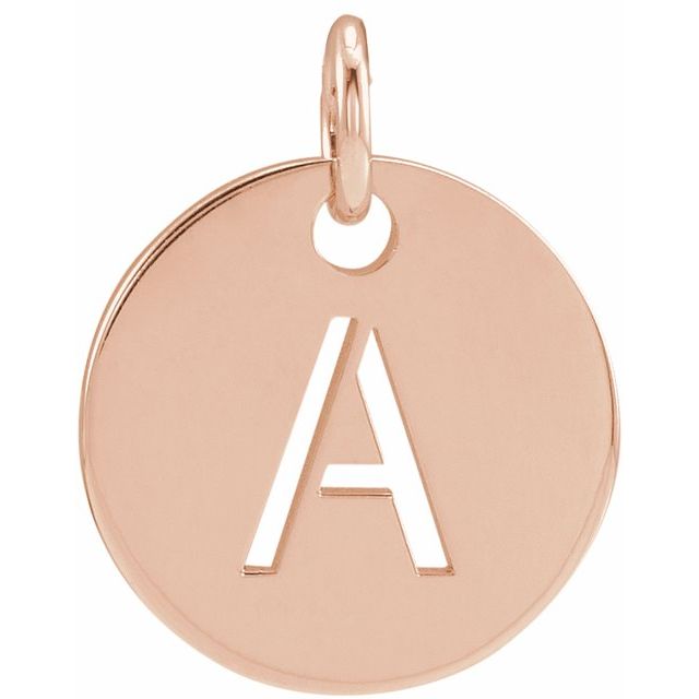 Initial Disc Name Necklace 16"-18"