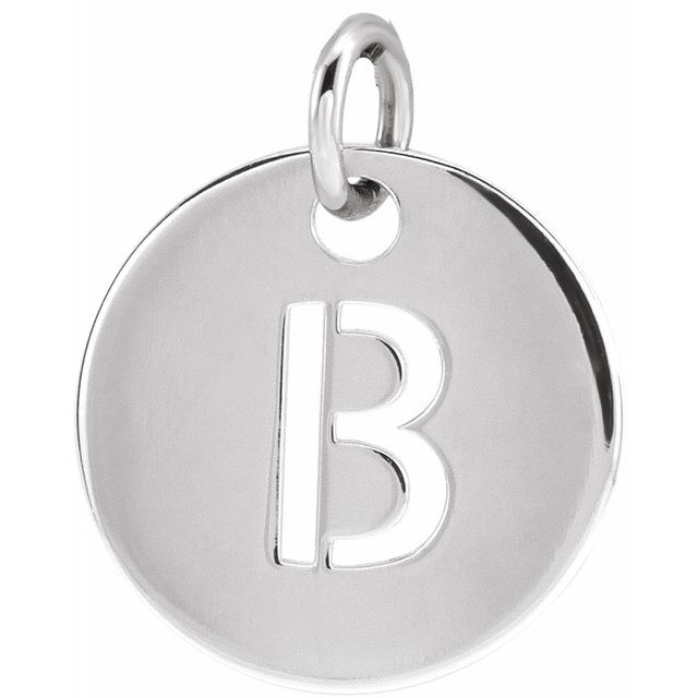 Initial Disc Name Necklace 16"-18"