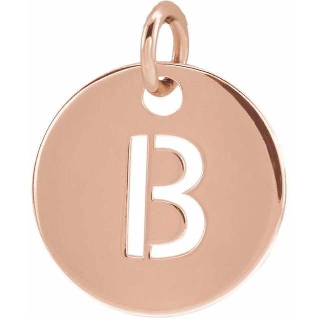 Initial Disc Name Necklace 16"-18"