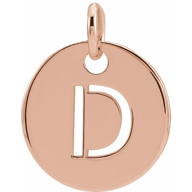 Initial Disc Name Necklace 16"-18"