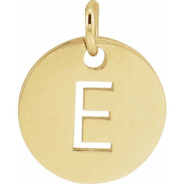 Initial Disc Name Necklace 16"-18"
