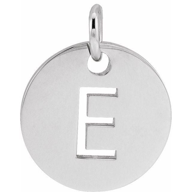 Initial Disc Name Necklace 16"-18"