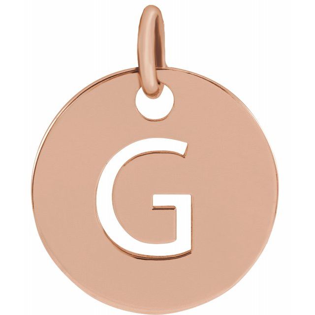 Initial Disc Name Necklace 16"-18"
