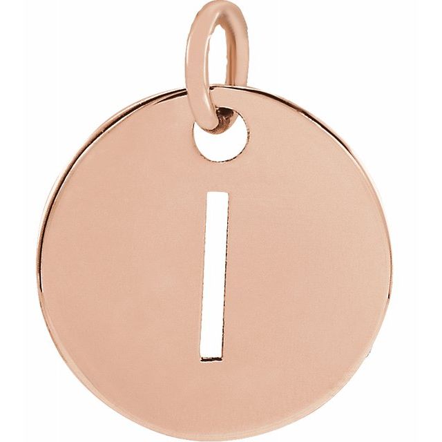 Initial Disc Name Necklace 16"-18"