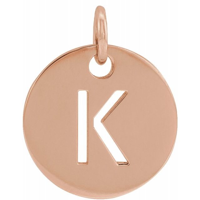 Initial Disc Name Necklace 16"-18"