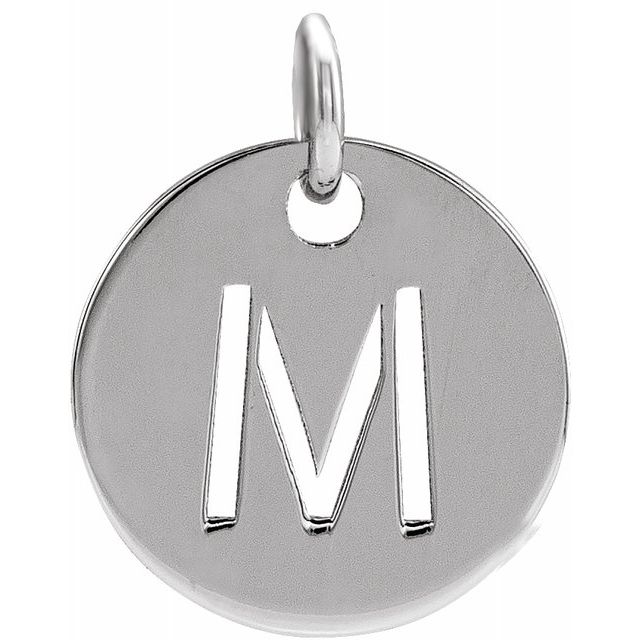 Initial Disc Name Necklace 16"-18"