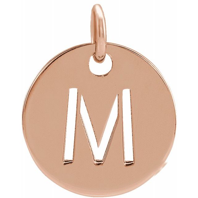 Initial Disc Name Necklace 16"-18"