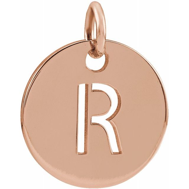 Initial Disc Name Necklace 16"-18"