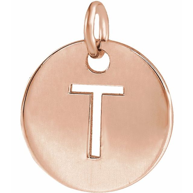 Initial Disc Name Necklace 16"-18"