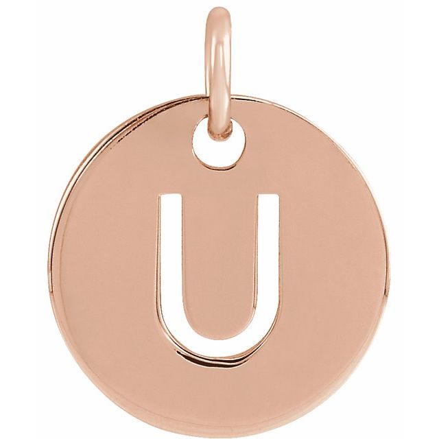 Initial Disc Name Necklace 16"-18"