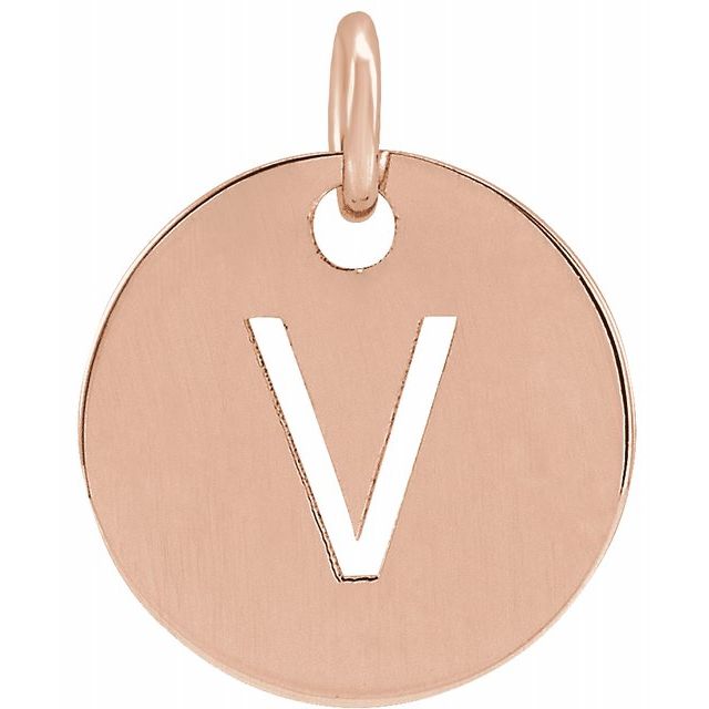 Initial Disc Name Necklace 16"-18"