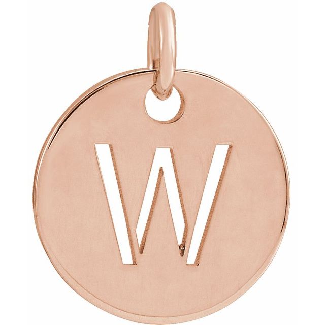 Initial Disc Name Necklace 16"-18"