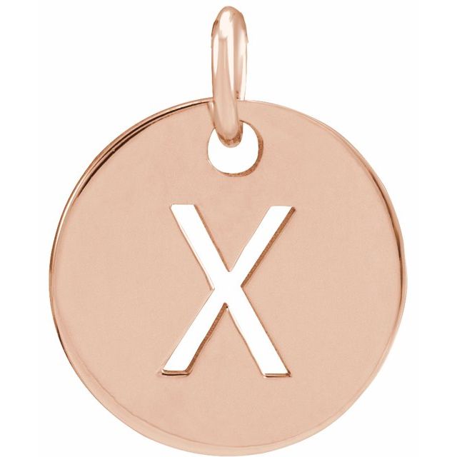 Initial Disc Name Necklace 16"-18"