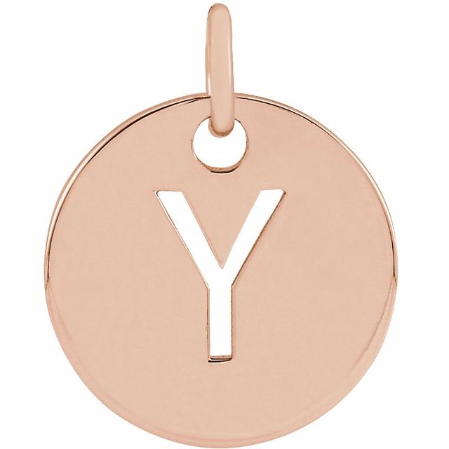 Initial Disc Name Necklace 16"-18"