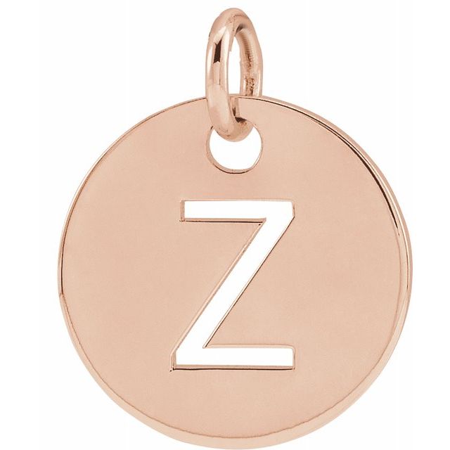 Initial Disc Name Necklace 16"-18"