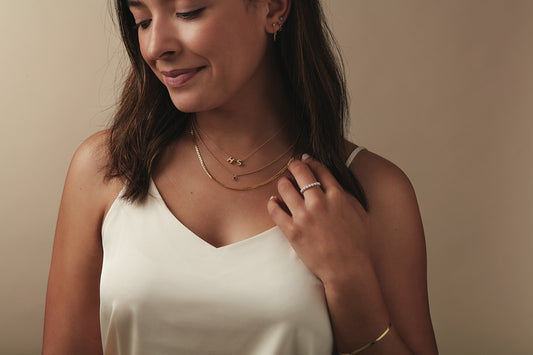 14K Gold 1mm Diamond-Cut Bead Chain Necklace 16",18",20" & 24"